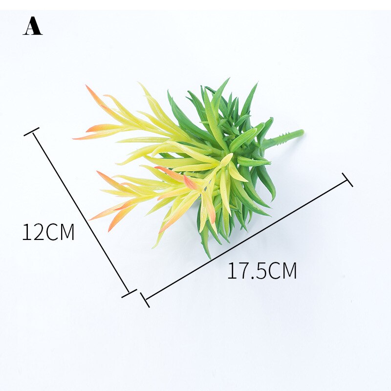 Simulation Plants Artificial Succulent Plant Artificial Plants Landscape Garden Flower Pot Green Wall Valentine's Day Decor: 1