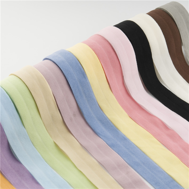 Cinta elástica plegable Para lencería, banda elástica de LICRA Para costura, accesorio de tela de encaje, 20mm, 5 yardas