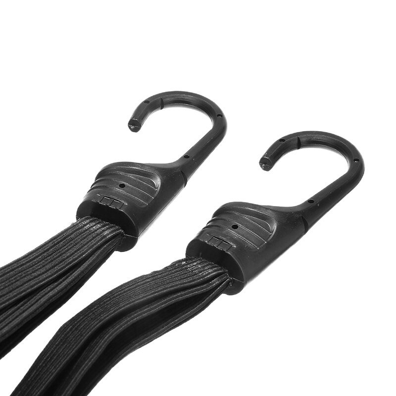 1pc 60cm negro equipaje de motocicleta correa de malla fija elástico hebilla cuerda Scooter casco vendaje red Accesorios
