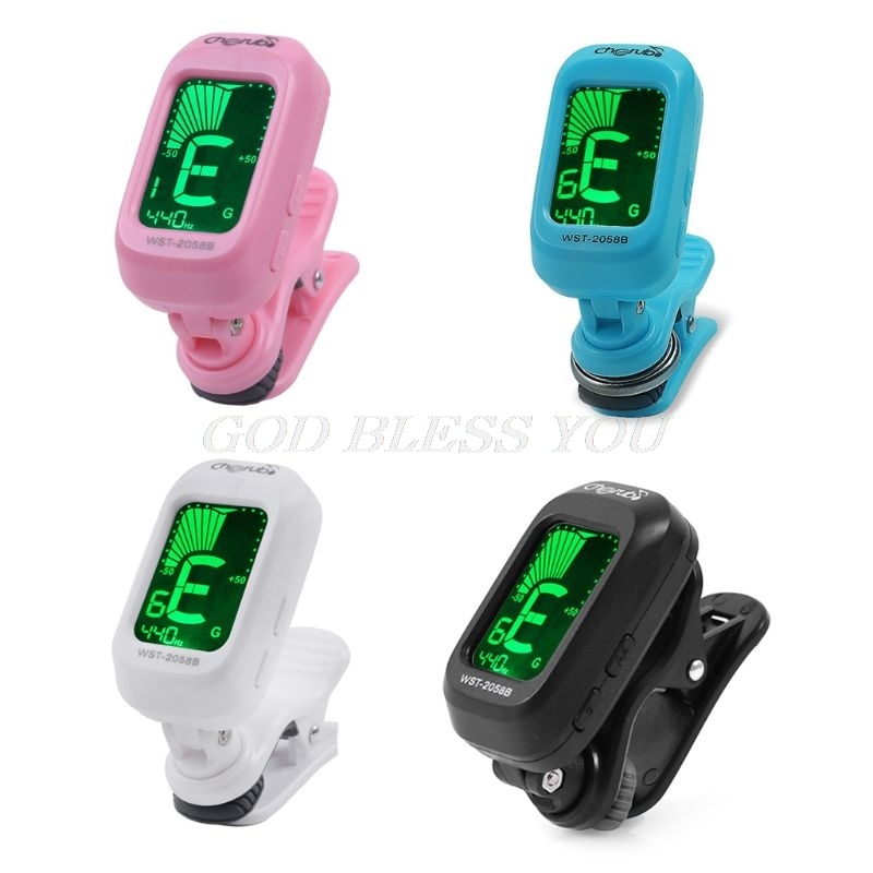 Folk Acoustic Guitar Tuner Violin Ukulele Bass Electronic Tuning Tuner Stringed Musical Instrument Accessories Guitar Bass Tuner