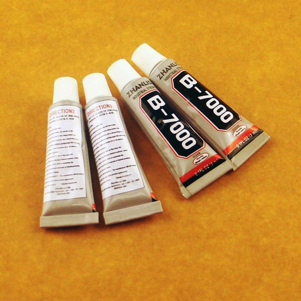 Wholesaler 60 Pcs B-7000 Glue B7000 3ml Multi Purpose Epoxy Resin Adhesives Crafts Glass Touch Screen Cell Phone Repair Super