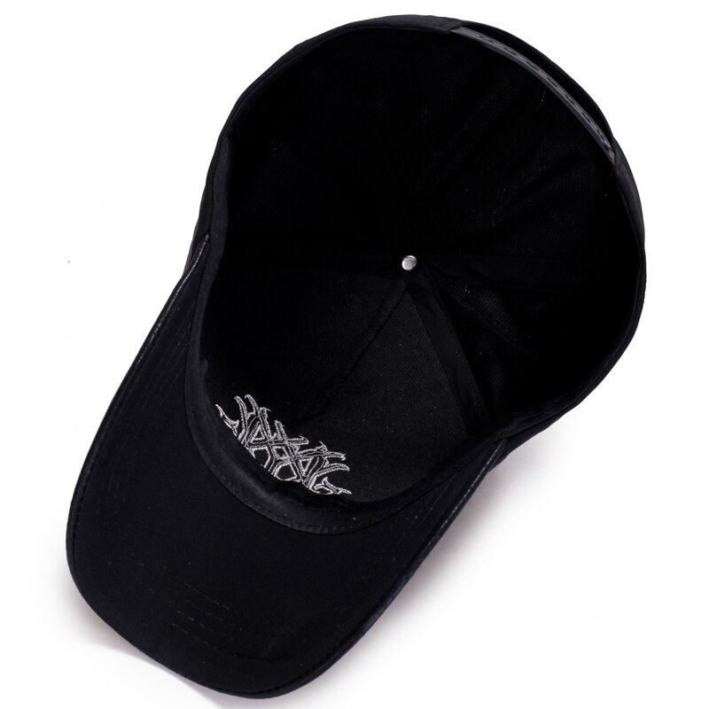 Spring and autumn baseball caps for men and women bright along the visor outdoor sports golf cap