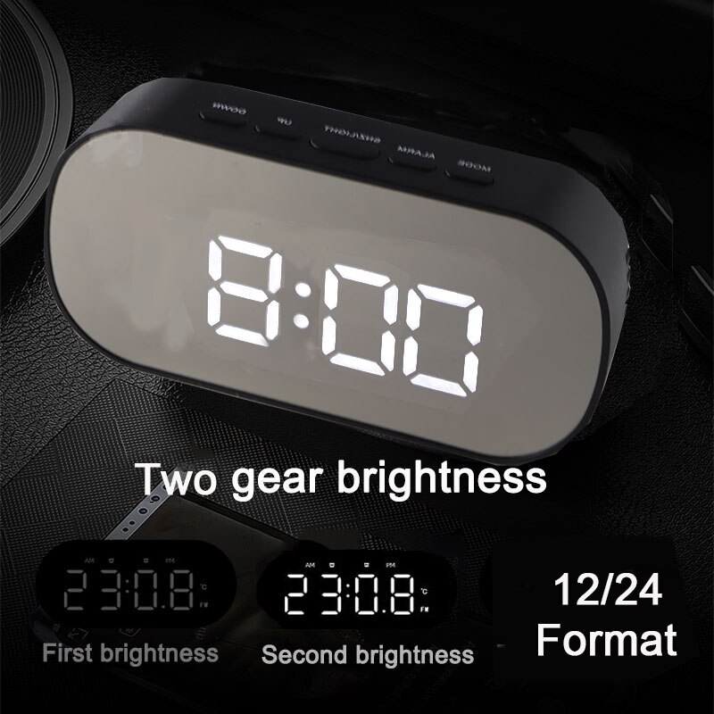 Led Alarm Clock Digital Child Luminous Electronic Table Clock Digital Clock for Room Clock with Temperature