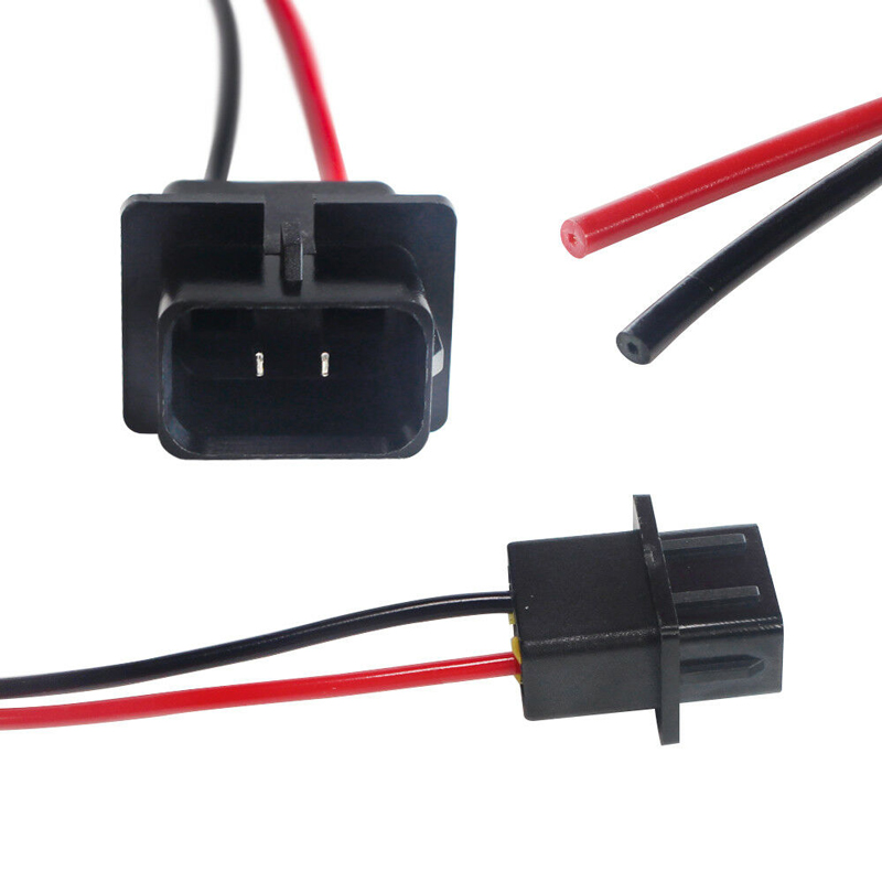 GTinthebox 2pcs P13W PSX26 Male Socket Extension Wiring Harness Adapter For DRL Headlights