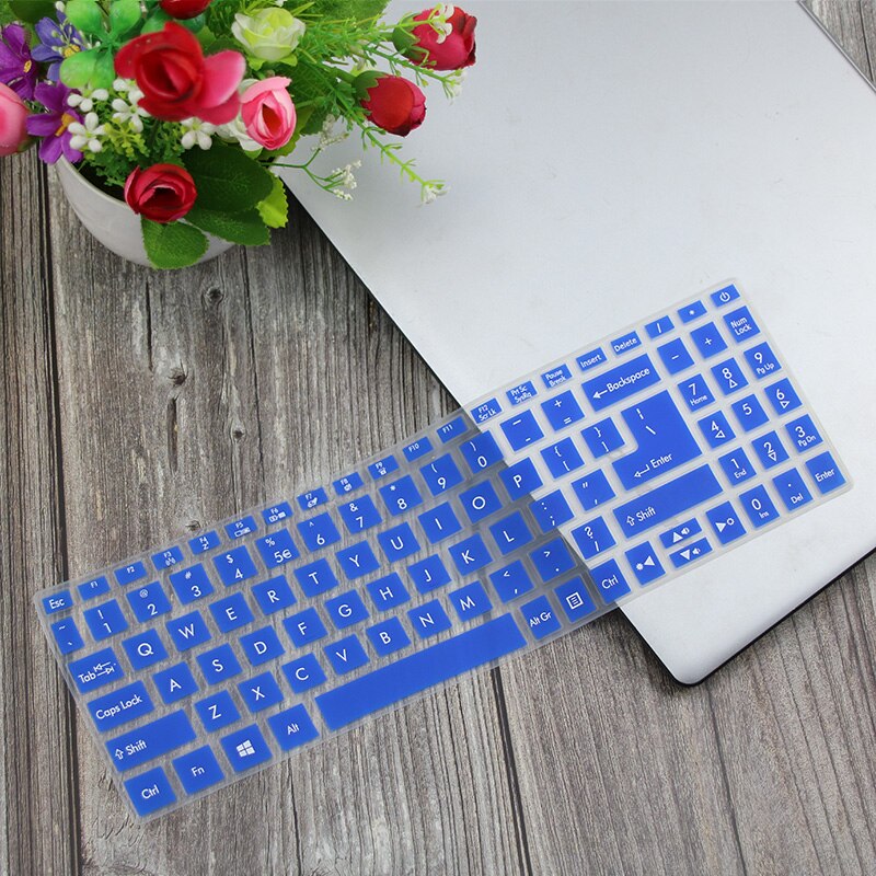 laptop Keyboard Skin Cover Protector For Acer Aspire 3 a315-22 A315-33 A315-55G A315-55 A315-54 A315-54K Aspire 5 15.6'': blue