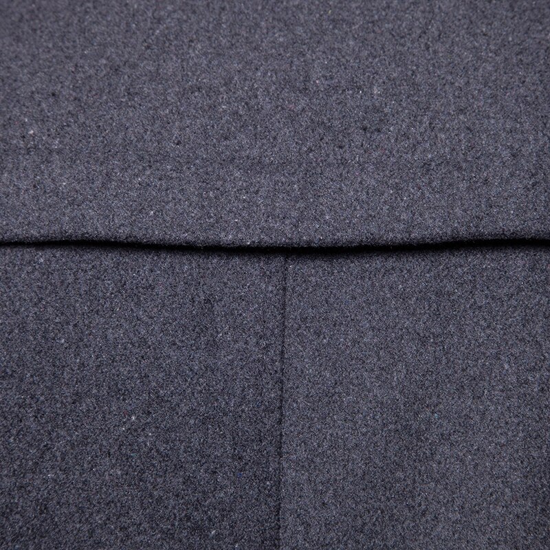 Gabardina larga de lana para hombre, abrigo grueso de , a la , para invierno, novedad