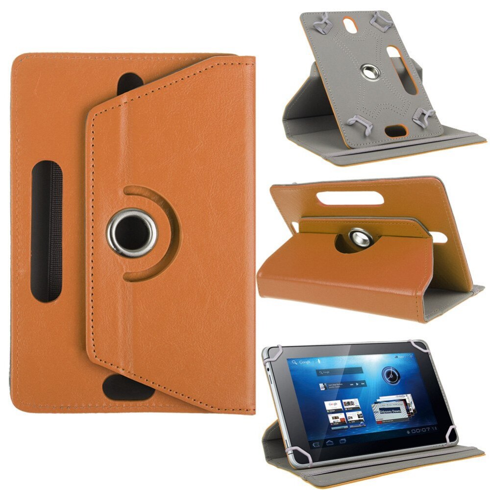 For Medion LifeTab S9714 10 inch/E10315 E10311 10.1 inch Universal Tablet PU Leather Cover Case 360 Degree Rotating Free Pen