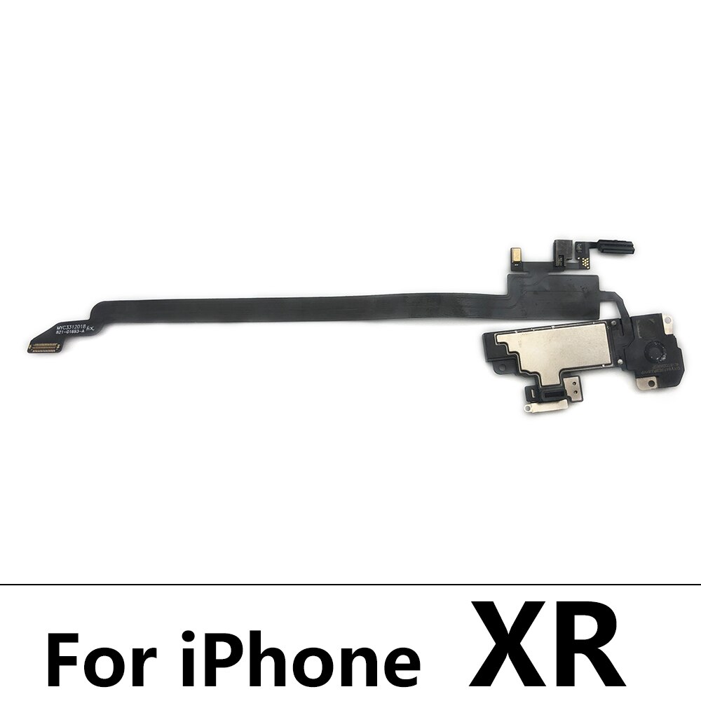 Original Ear Earpiece Flex For Iphone X XR XS 11 Pro Max Proximity Light Sensor Sound Earphone Speaker Flex Cable Assembly