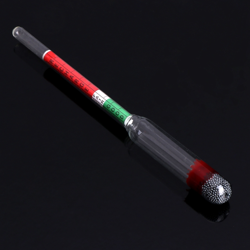 Testeur d'hydromètre de batterie noir de Zone colorée de 1.1 à 1.3, plomb d'électrolyte acide inondé PQ