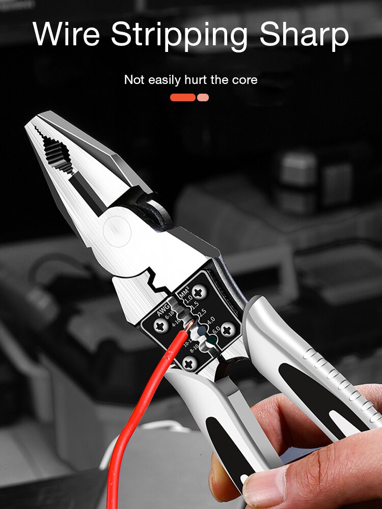 Multifunctional Cutting Pliers, Industrial-grade Bolt Vise, Electrician Clamping Winding Cutting Household Maintenance Tool