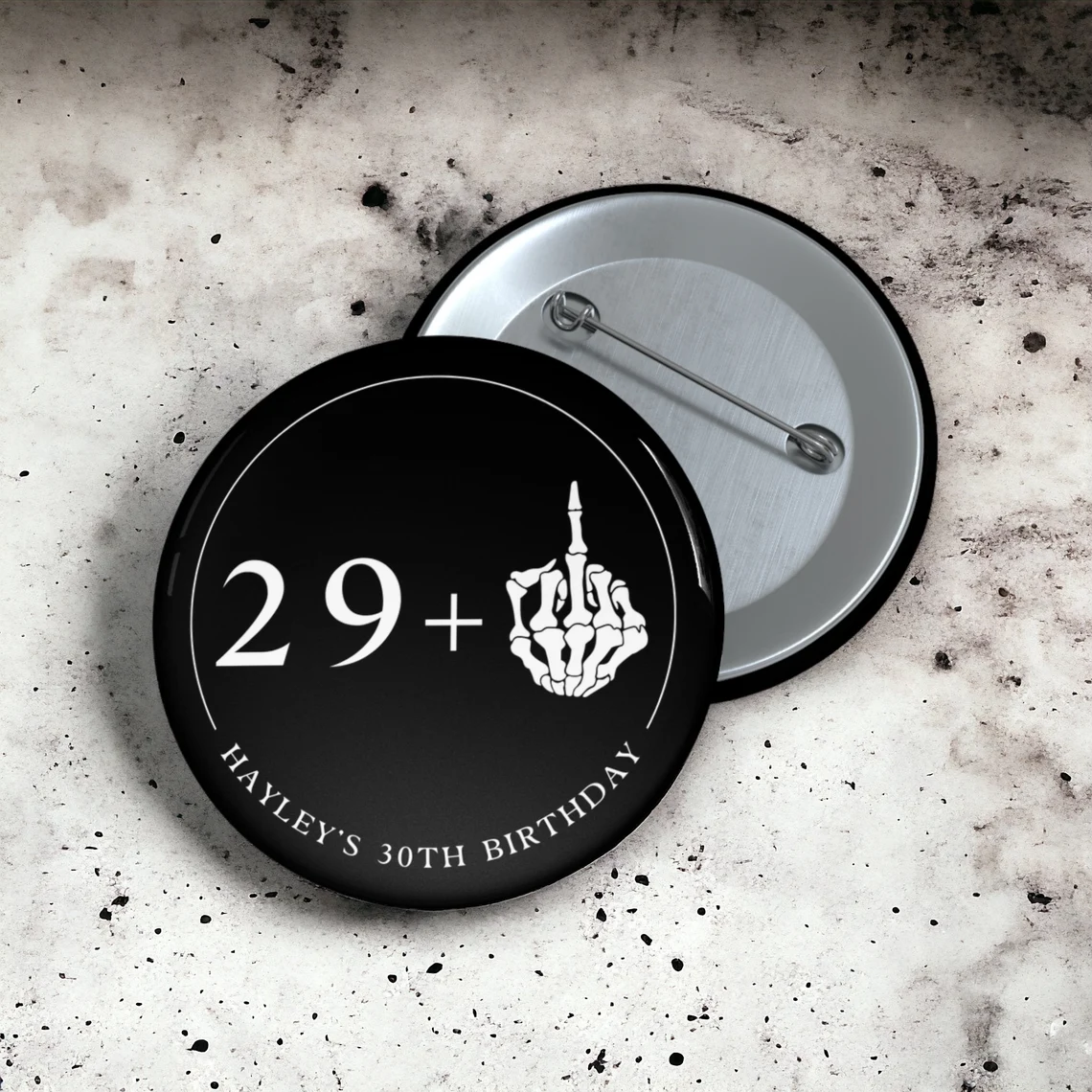 śmierć do mój 20s przycisk Śmieszne 30th urodziny guziki rozerwać do mój 20's 30th urodziny dekoracje dla jej 30th impreza kieszonkowe dzieci dekoracje