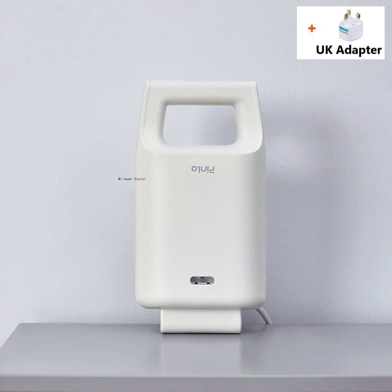 Xiaomi-Mini máquina para hacer sándwiches, tostadora de superficie curvada para el desayuno y la cocina, máquina para freír huevos, 420W: add UK adapter