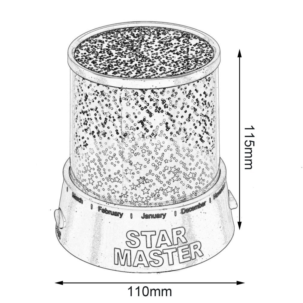 Romantische Verbazingwekkende Cosmos Maan Kleurrijke Master Star Sky Universele Nachtlampje Kid Chidren Projector Lamp Festival