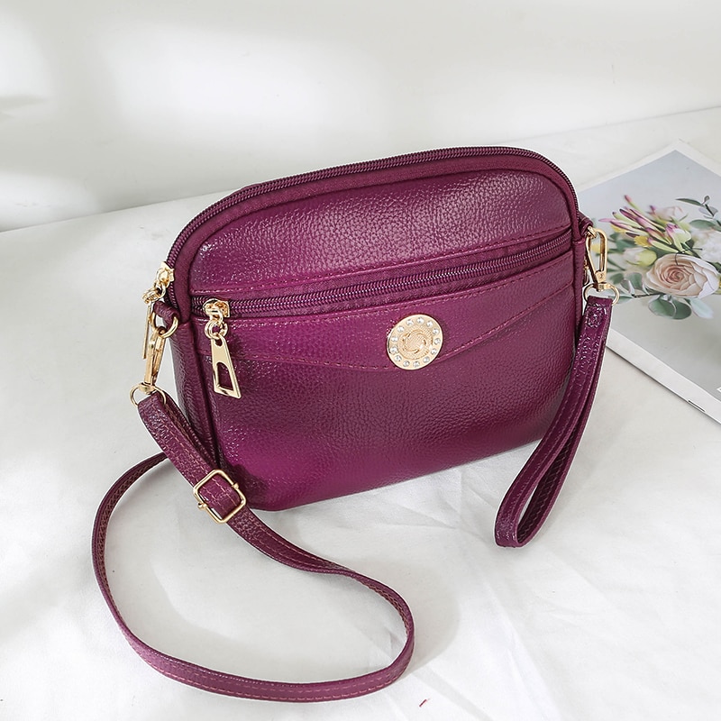 Zoete Mode Vrouwelijke Handtas Multifunctionele Tweeërlei Gebruik Messenger Shouldebag Hoge Pu Leer Vrouwen cross Body Bag