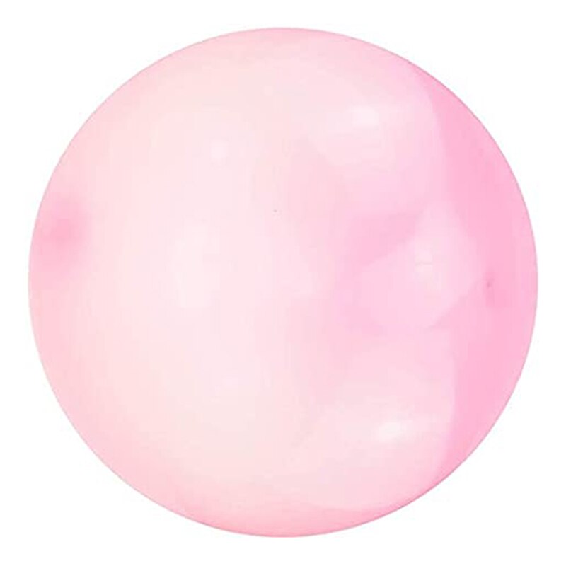 Portable Water Filled Balls Lightweight Inflatable Bubble Ball Suitable for Outdoor Pool Garden Beach N66: Pink