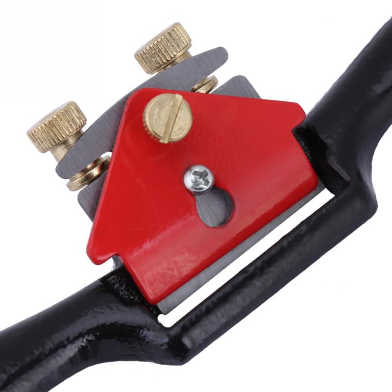 9 Inch Hand Schaafmachine Houtbewerking Trimmen Gereedschap Verstelbare Vliegtuig Spokeshave Hout Hand Cutting Edge Beitel Tool Met Schroef