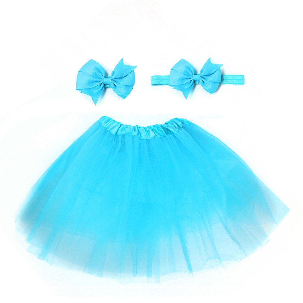 Neue freundlicher bogen Baby haar zubehör haar Clip Süssigkeit farbe Baby pettiskirt freundlicher Felsen haar Band einstellen: Himmel Blau