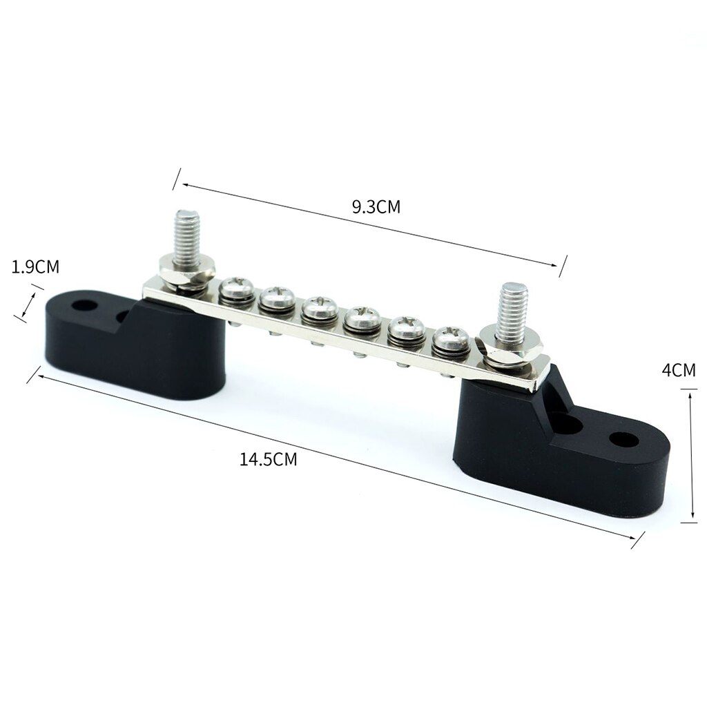 Silver Plastic Bus-Bar Electric Terminal Single Junction Box for Boat/Marine