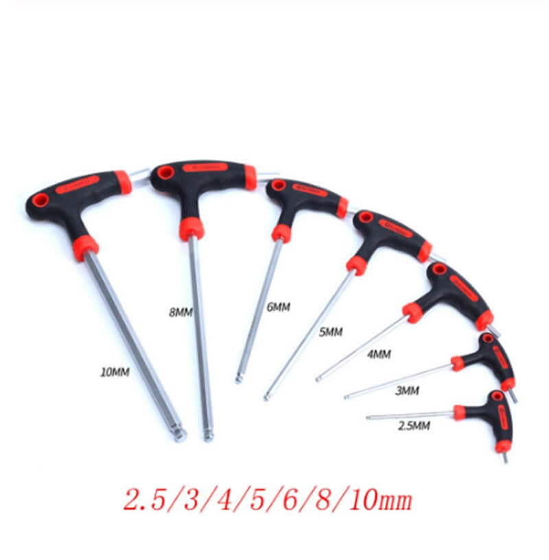 RISK Universal MTB Road Bike Tool 2.5-10mm Alloy Steel Allen Key Bicycle Repair Tool Kits for Brake Pedal Headset Stem