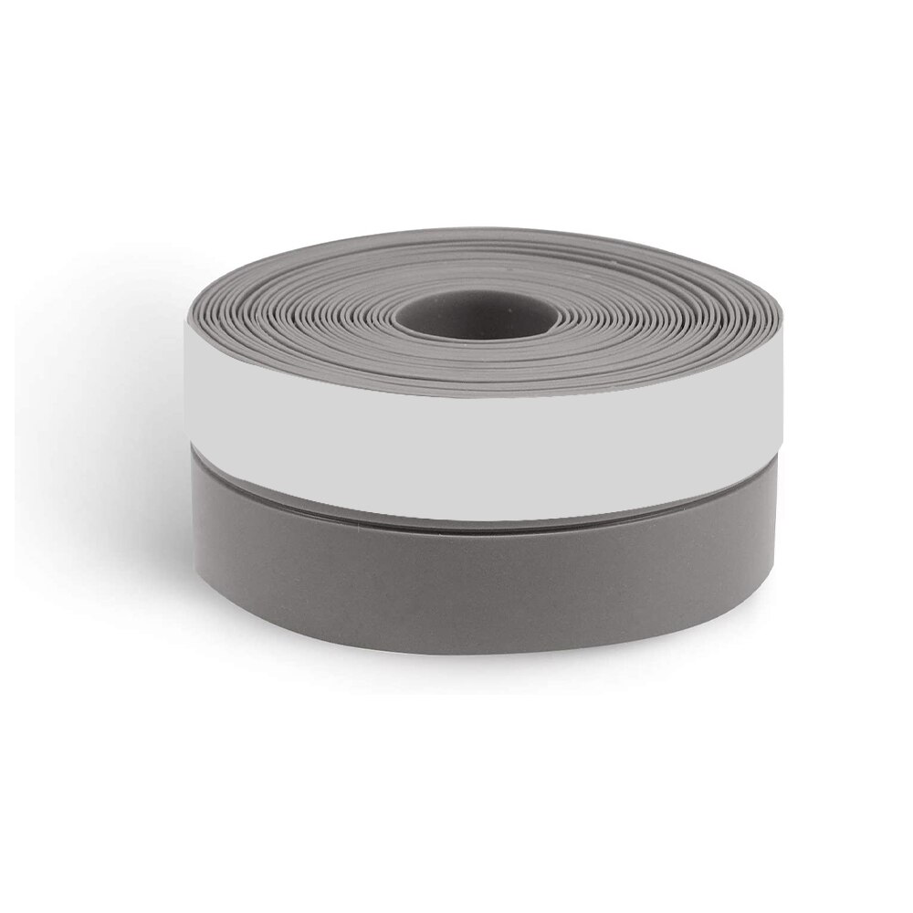 3M Self Adhesive Seal Strip Silicone Door Window Bottom Draught Dustproof Weatherstrip Insect control Sealing Tape: Gray