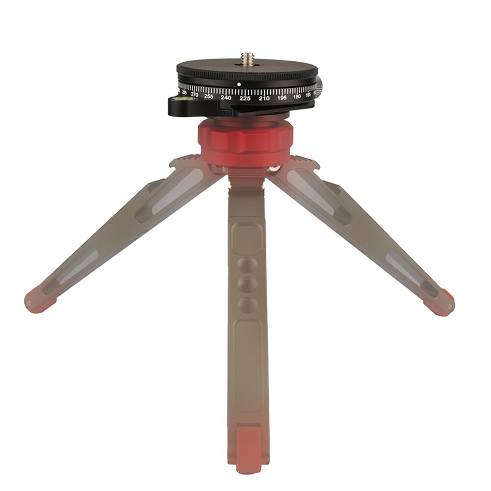Rotating Ballhead Panoramic Tripod Head Camera Stabilizer Leveling Adapter Lp-60 Arca-Type Circular Translation Base Plate