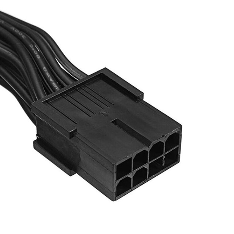 10 20cm grafikkarten- 8 -pin-buchse,  to 2 x 8p(6+2)- pin-verlängerungsstromkabel-stecker pcie pci express 18 awg 4 -adriges kabel