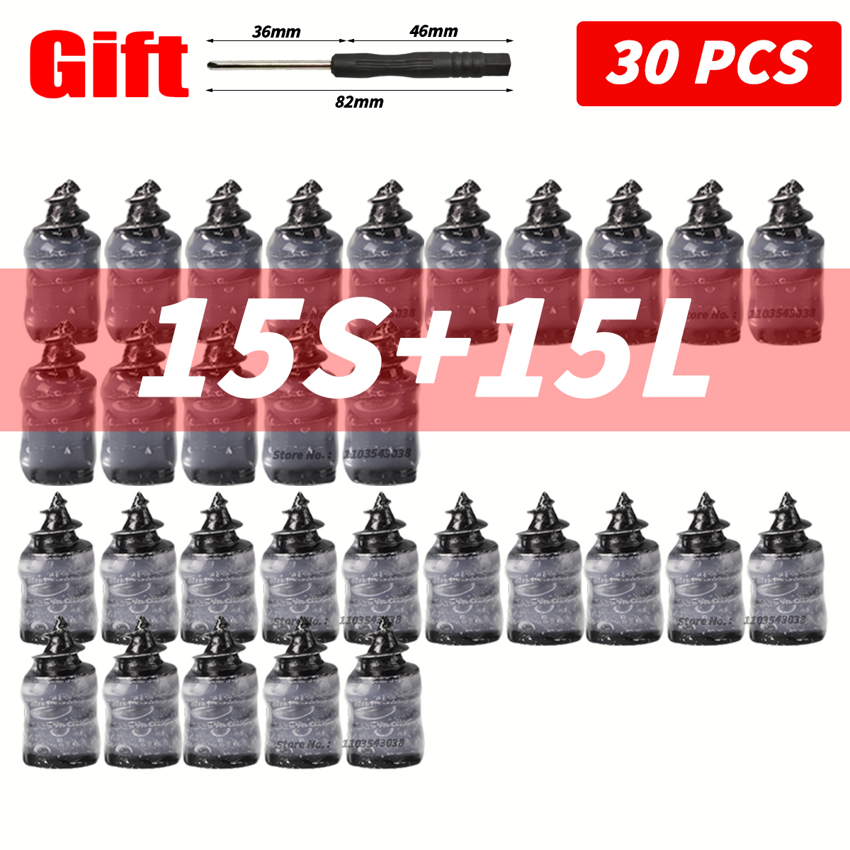 10-100PCS Universal Vakuum Auto Reifen Reparatur Gummi Nagel Für Auto Motorrad Roller Tubeless Reifen Reparatur Kit Kleber freies Reifen Nägel: Blau