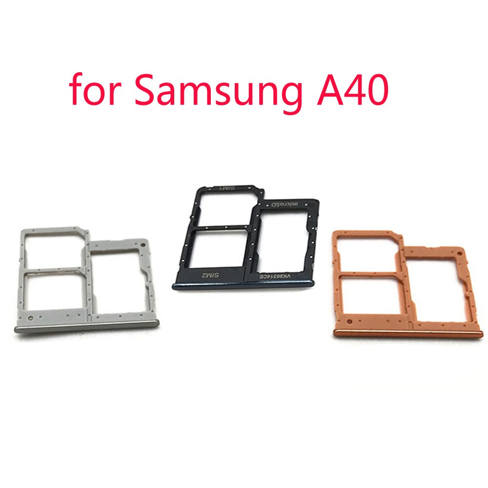 Telefon Nano SIM Karte Tablett Für Samsung A10 A20 A30 A40 A50 A60 A70 Galaxis A80 A90 Original Schwarz Mikro SD Karte Adapter Halfter