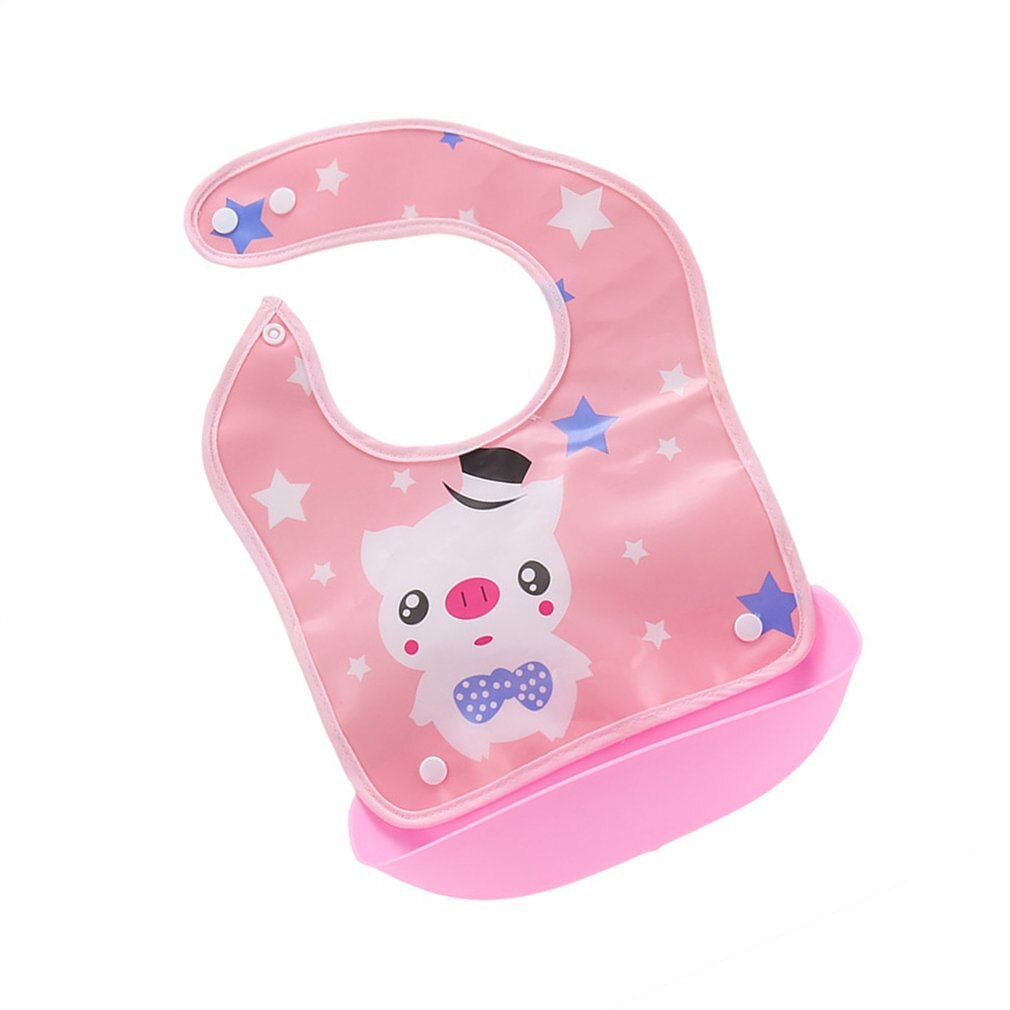 Children's Bib Cotton Stereo Waterproof And Detachable Silicone Baby Mouth Towel Baby Eating Bib Baby Food Bag Baby Feeding