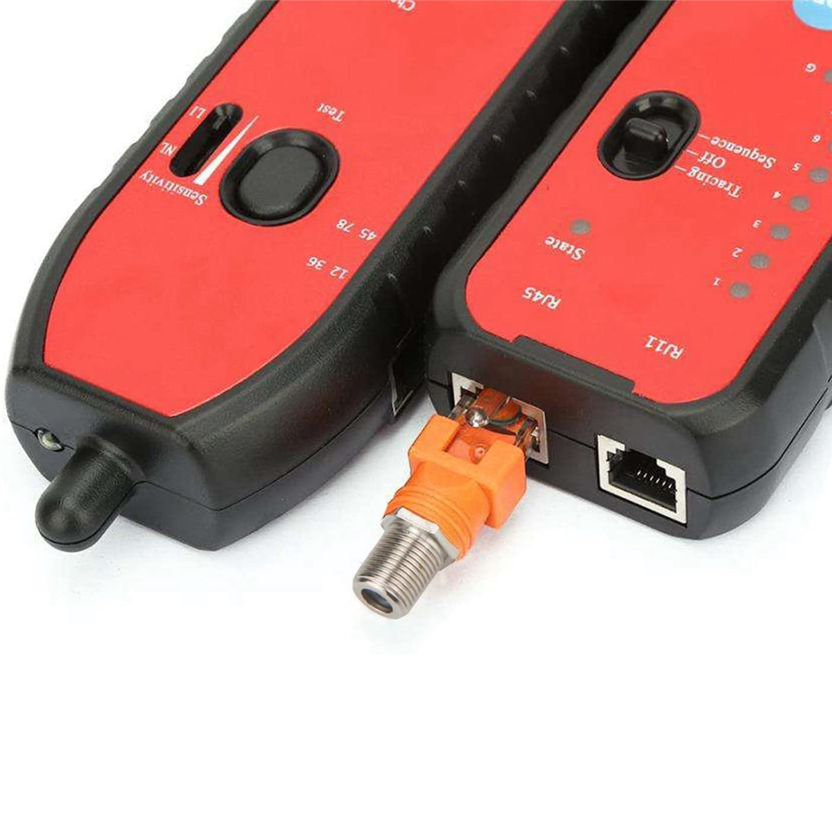 Coaxial to Ethernet Adapter, 4 Pack Coax RF F Female to RJ45 Male Converter for Line Tester