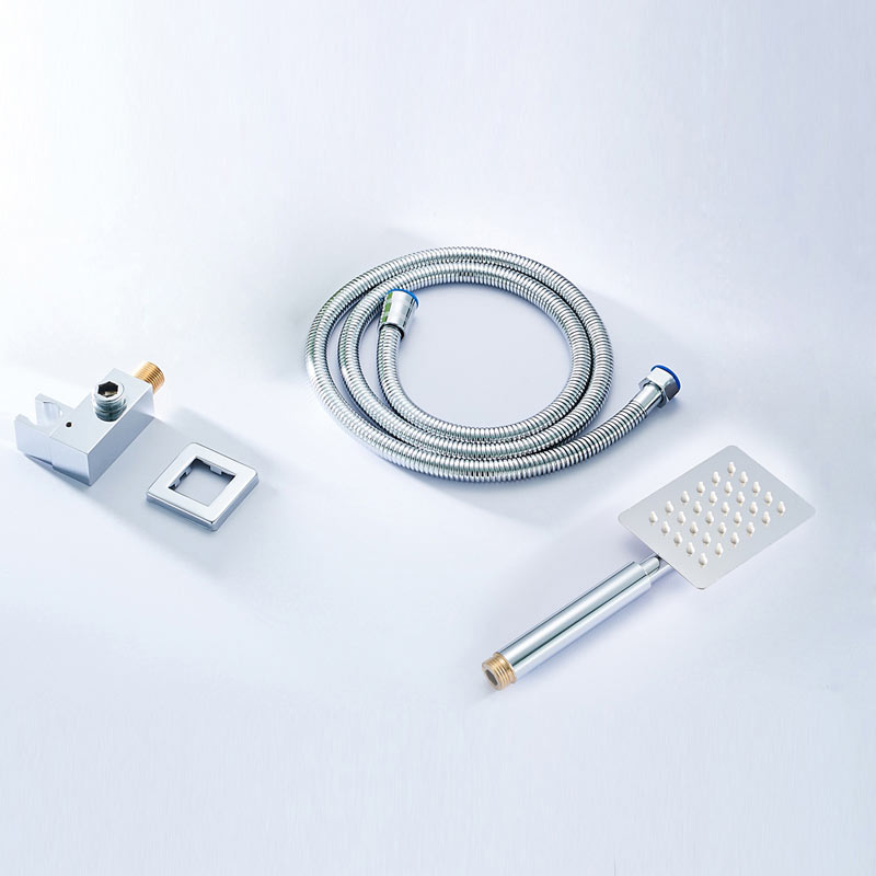 BAKALA Round/Square SUS304 Stainless steel shower head With Wall