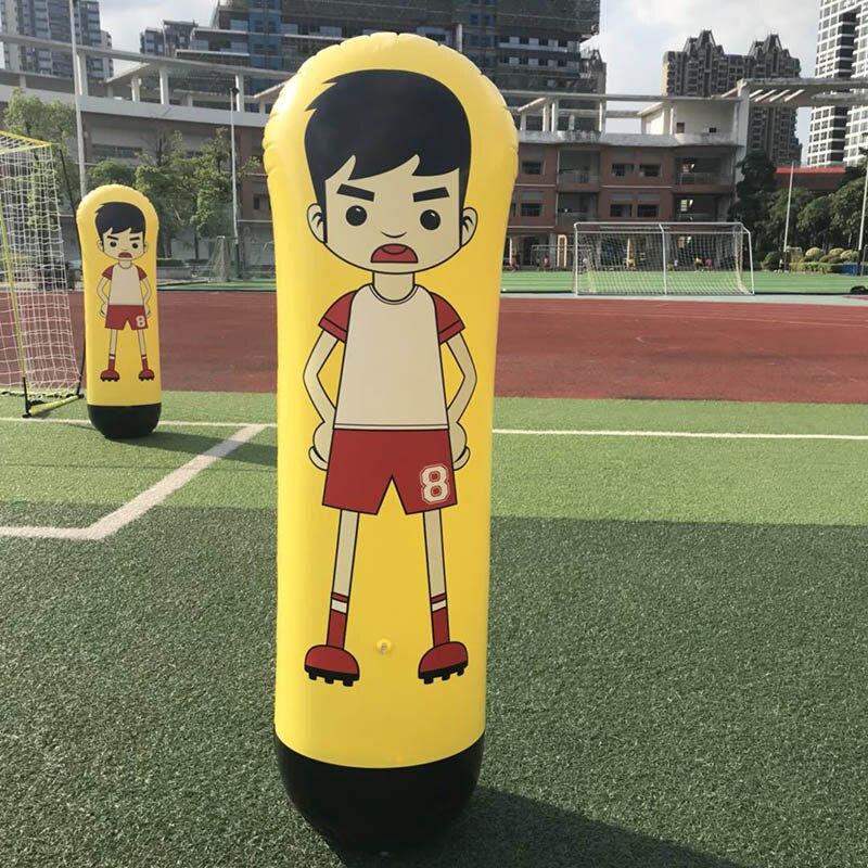 1.75M Volwassen Kinderen Opblaasbare Voetbal Training Keeper Tumbler Air Voetbal Trein Dummy DIN889
