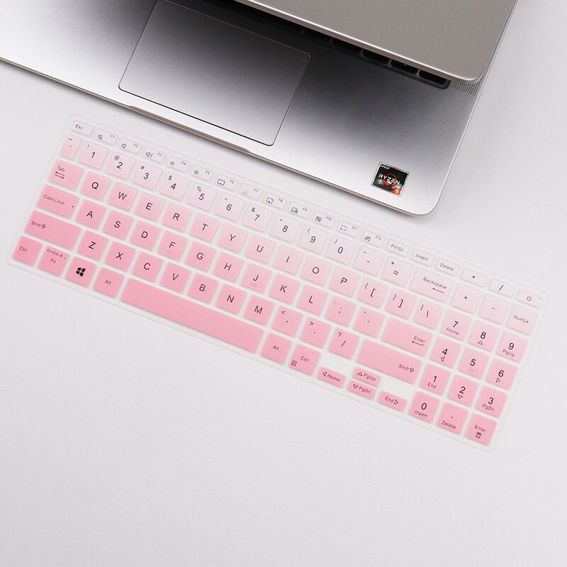 Para asus vivobook 15 x513ep x513ea x513 ep ea k513eq k513 eq 15.6 polegada silicone teclado portátil capa protetor: fadepink