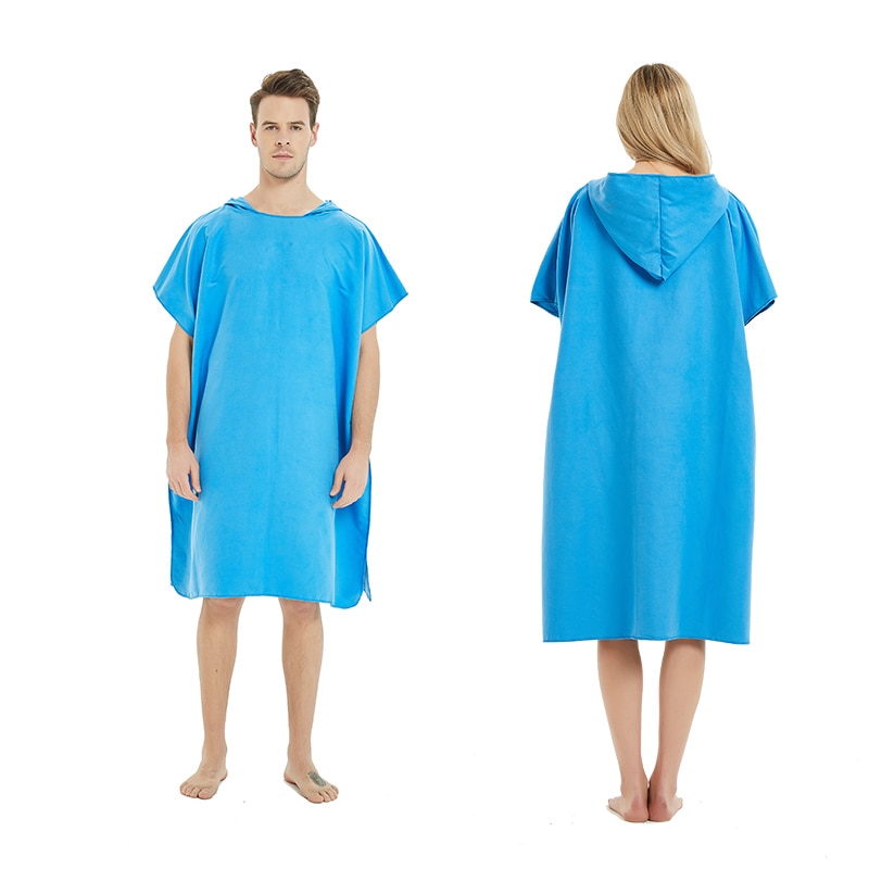 Microfiber Wetsuit Veranderende Gewaad Met Kap, Quick Dry Hooded Handdoeken Voor Zwemmen, Strand Surf Poncho Compact & Lichtgewicht