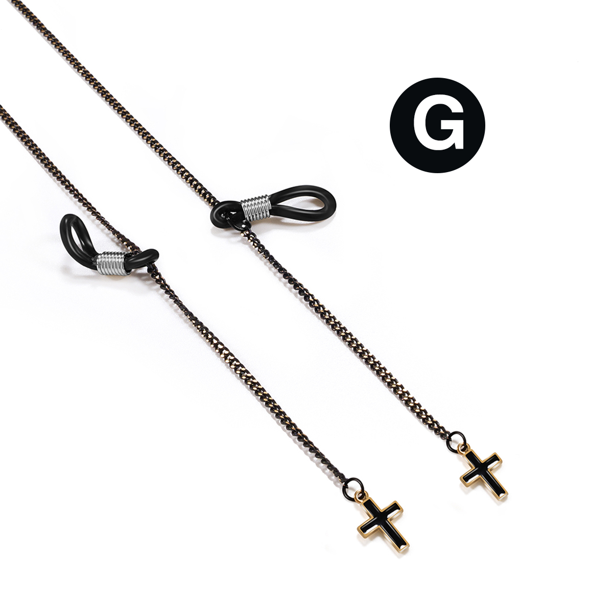 Zonnebrillen Lanyards Leesbrillen Slanke metalen koorden Brillenketting Brillenhouders optische frames touw: YELLOW