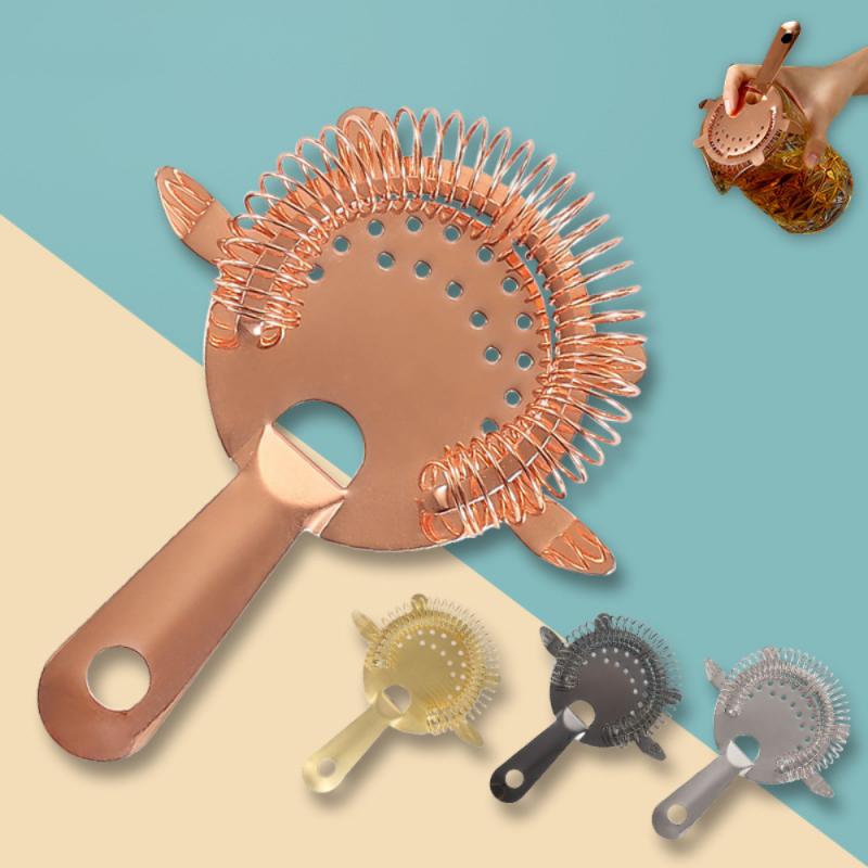 Stainless Steel Cocktail Strainer Ice Filter Bar Strainer Cocktail Shaker Bartender Tool Bar Accessories Barware