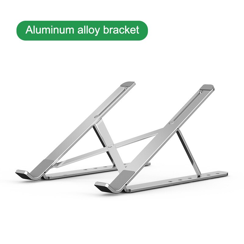 Portable Folding Aluminum Adjustable Notebook Stand Foldable Laptop Stand Holder LFX-ING