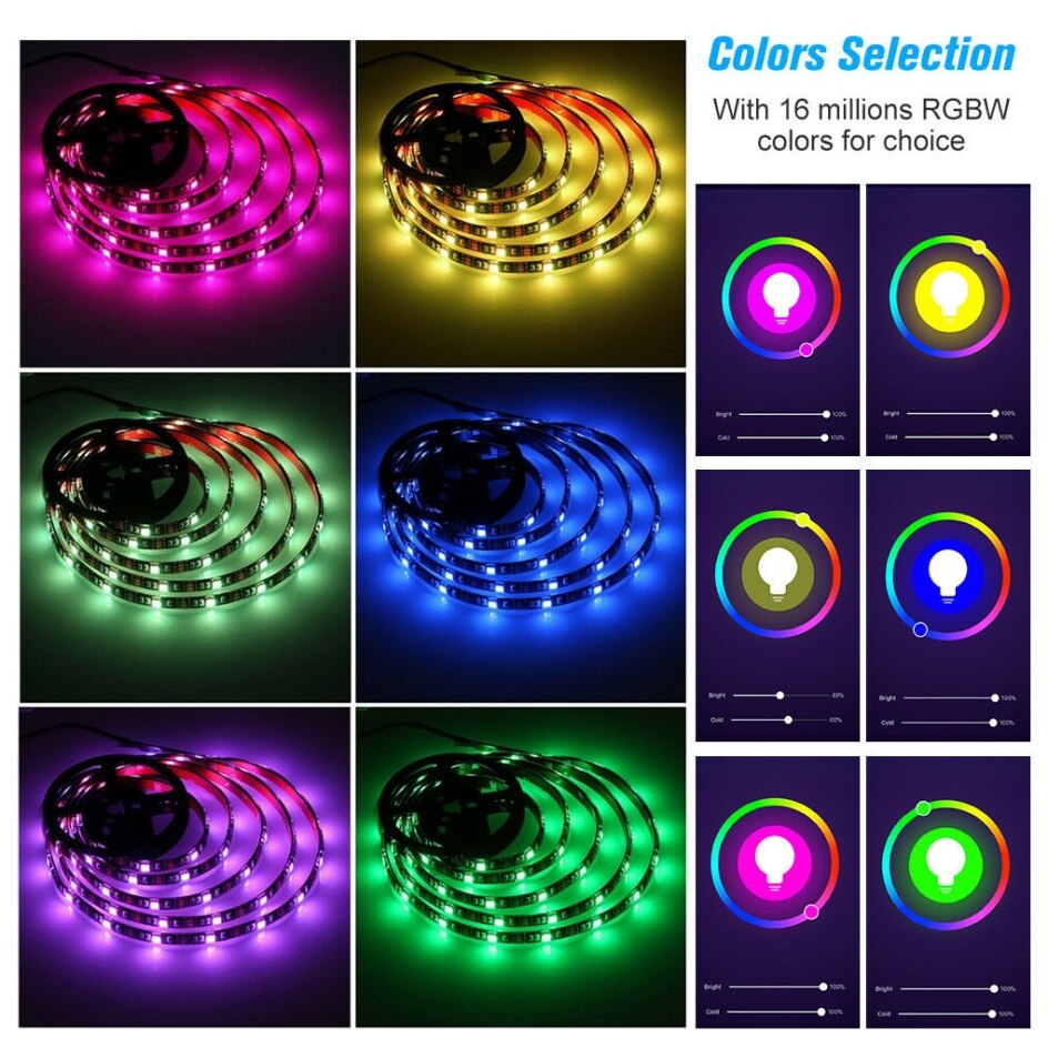 Tuya zigbee-lichtleisten-controller, led-lichtleisten-controller, rgb-  dc 5-24v- lampen-streifen-dimmer