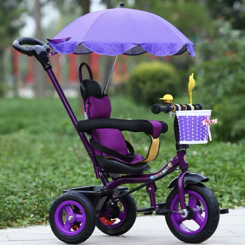 Cochecitos de tres ruedas para bebés y niños, caminantes de equilibrio de 1 a 5 años, 3C: Purple Canoby