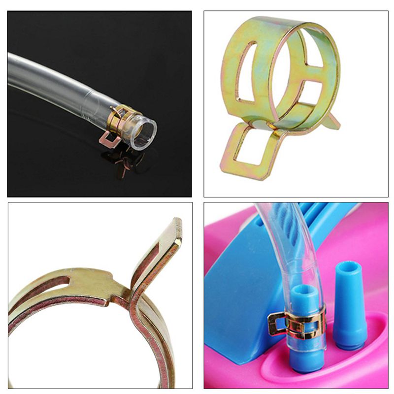 Fjeder spændebånd , 96 stk /8 størrelse brændstof / silicone vakuumrøret lavtryksluft clip klemme  (12 x diameter 6mm 8mm 9mm 10mm 11mm 12mm