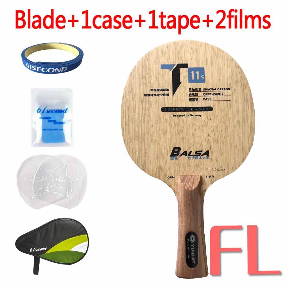 Galaxy Melkweg Yinhe T-11 + T 11 + T11 + T11S T-11S Limba Balsa Off Tafeltennis Blade Voor pingpong Racket: FL T11S with HM