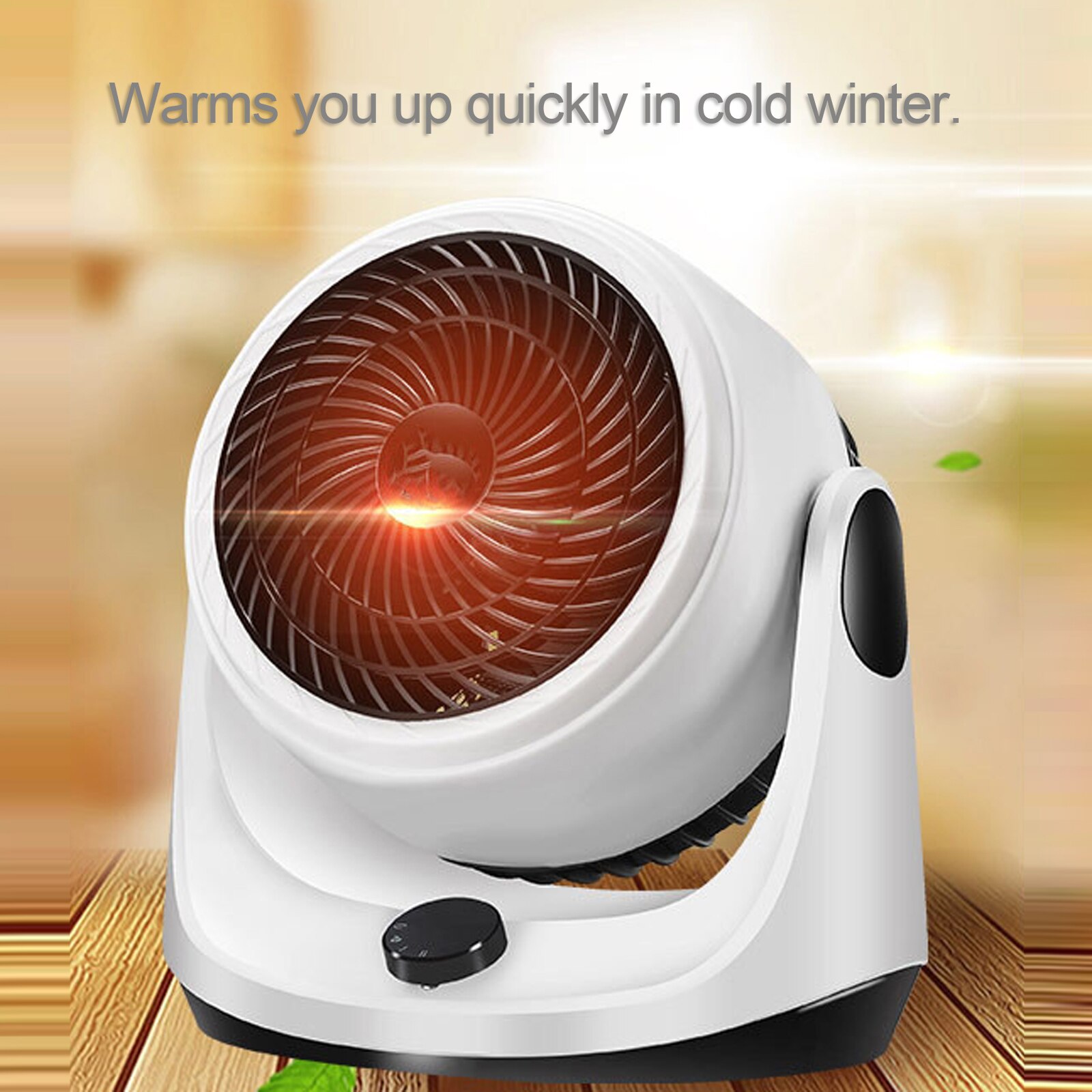 2-IN-1 Electric Heater Cooler Warm Air Blower Radiator Portable Home Warmer Fast Heating Fan for Home Office Use