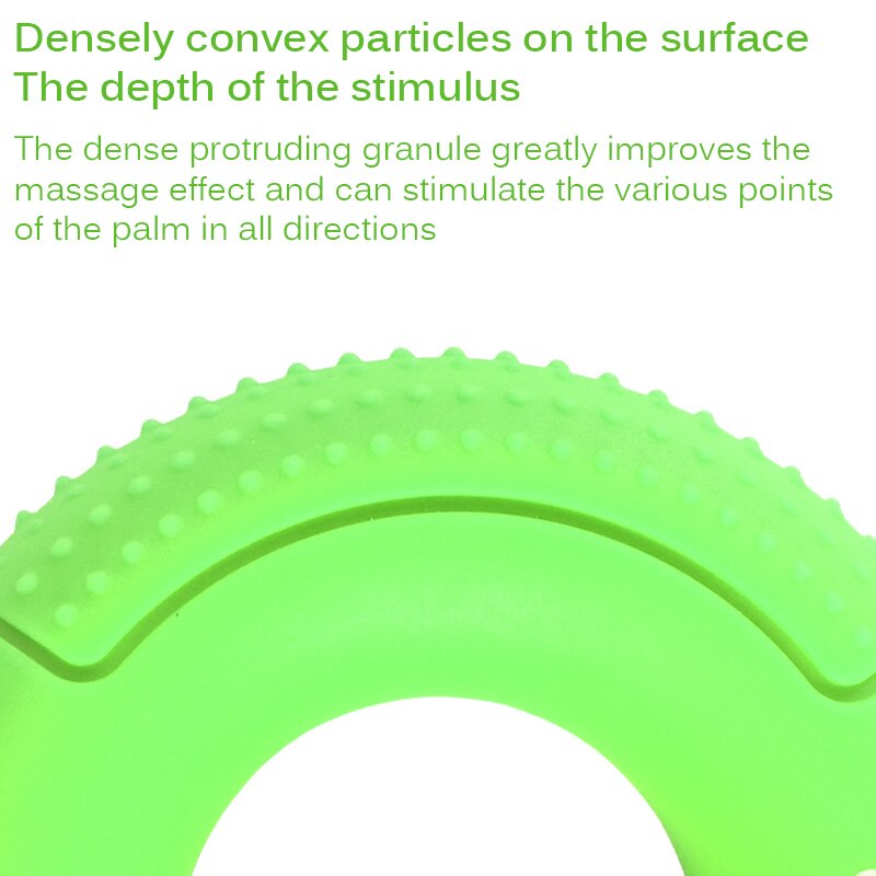 Siła kulka robić ściskania uchwyt silikonowy pierścień odporność na rękę zespół rozciągacz na palce ćwiczenia przedramię trening nadgarstka ekspander nadgarstka