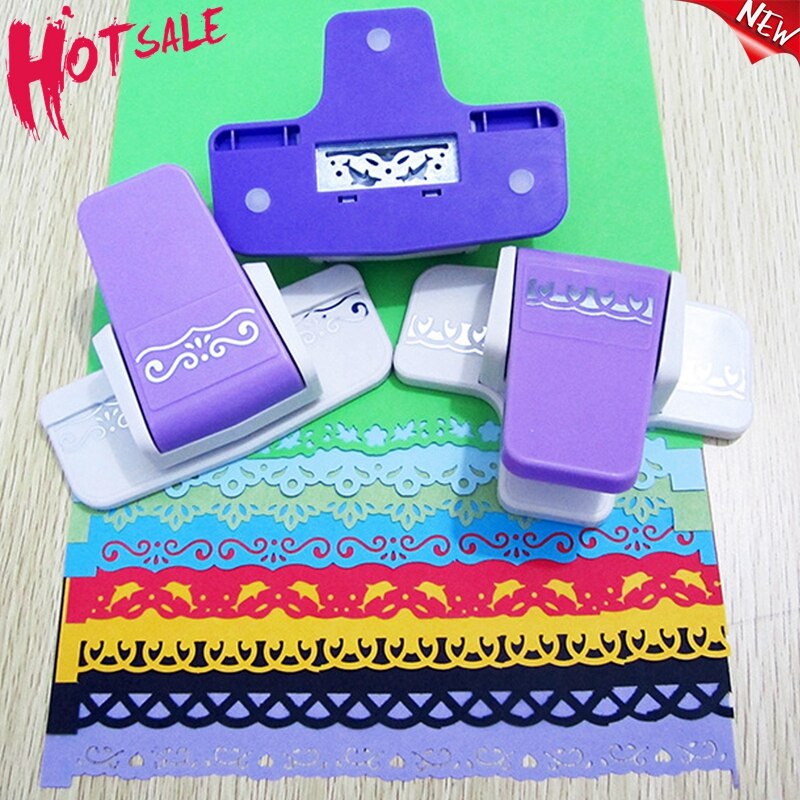 1pcs Diy Scrapbooking Edge Device Paper Cutter Craft Fancy Border Punch Embossing Tools Flower