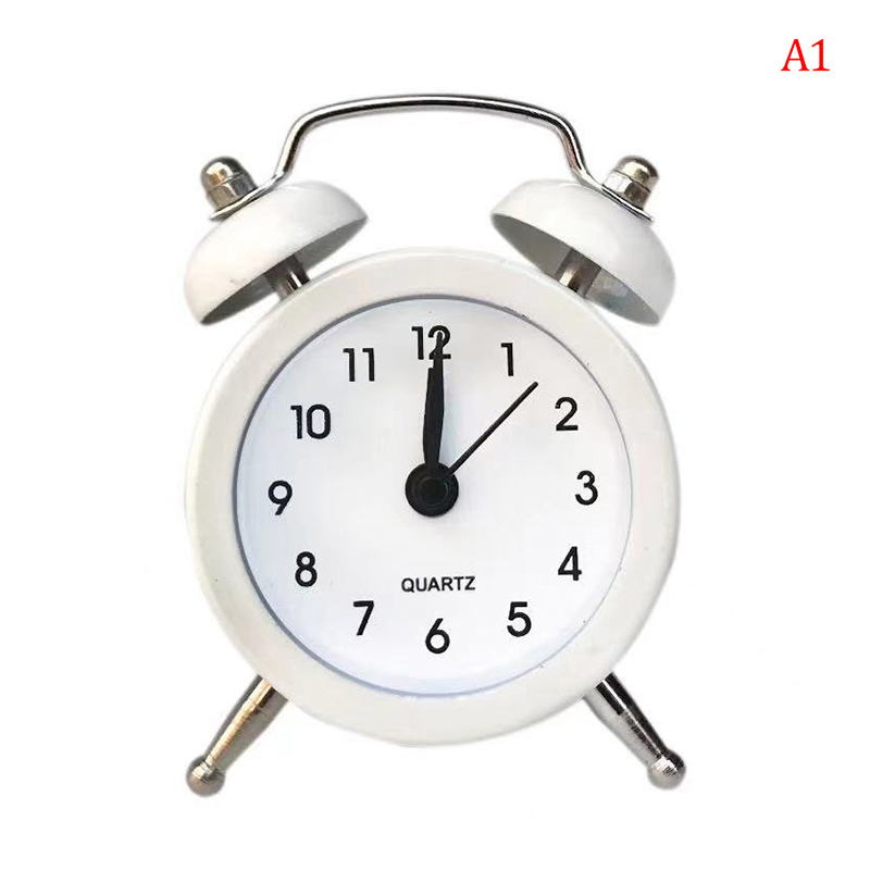 Bedside small alarm clock mini digital pointer student desktop alarm clock: 1