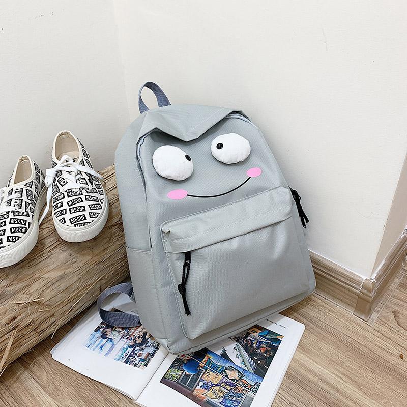 mignon sac à dos femmes sac à dos sac d'école pour les filles adolescentes 15.6 pouces ordinateur portable sac à bandoulière Mochilas femme sac à dos: Gray