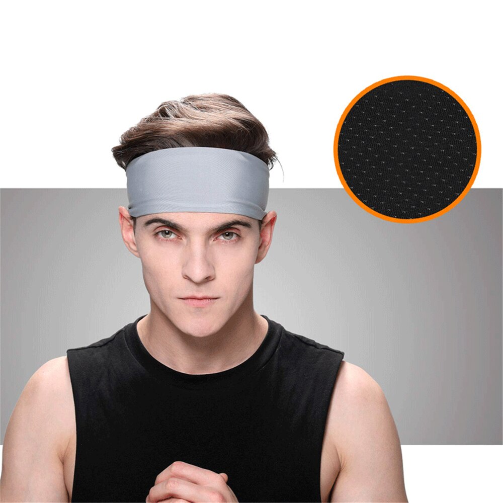 Banda elástica para el pelo para hombre y mujer, vinchas deportivas para la cabeza, diademas para Yoga, accesorios para el cabello, banda de seguridad