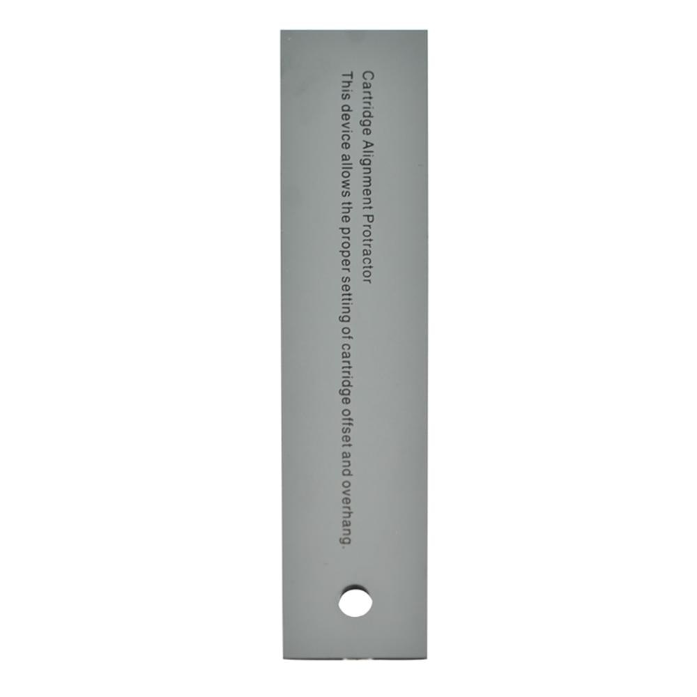 Turntable Phono Phonograph Cartridge Adjustment Ruler Calibration Gauge LP Stylus Alignment Protractor Tool Mirror Azimuth Compe