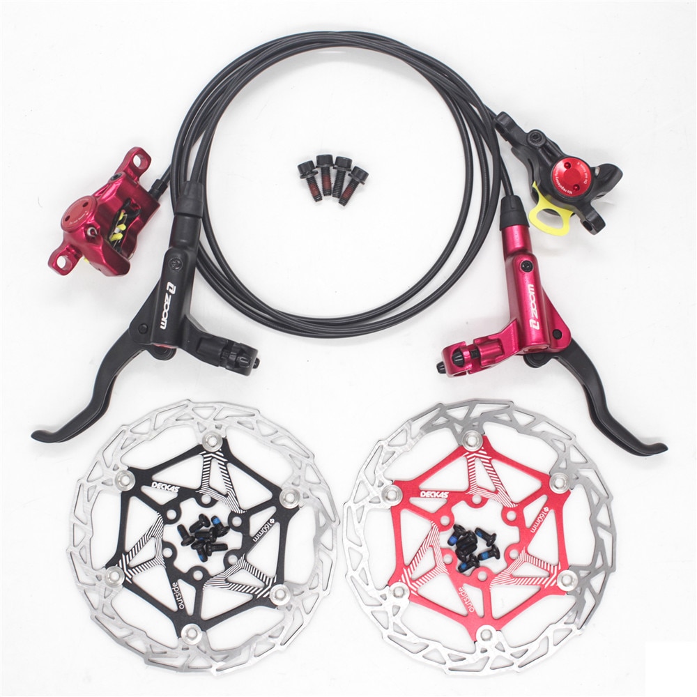 Zoom hb -875 cykelbroms mtb hydraulisk skivbroms med  hs1 rotor bättre än  m395 mt200 vänster fram höger bak