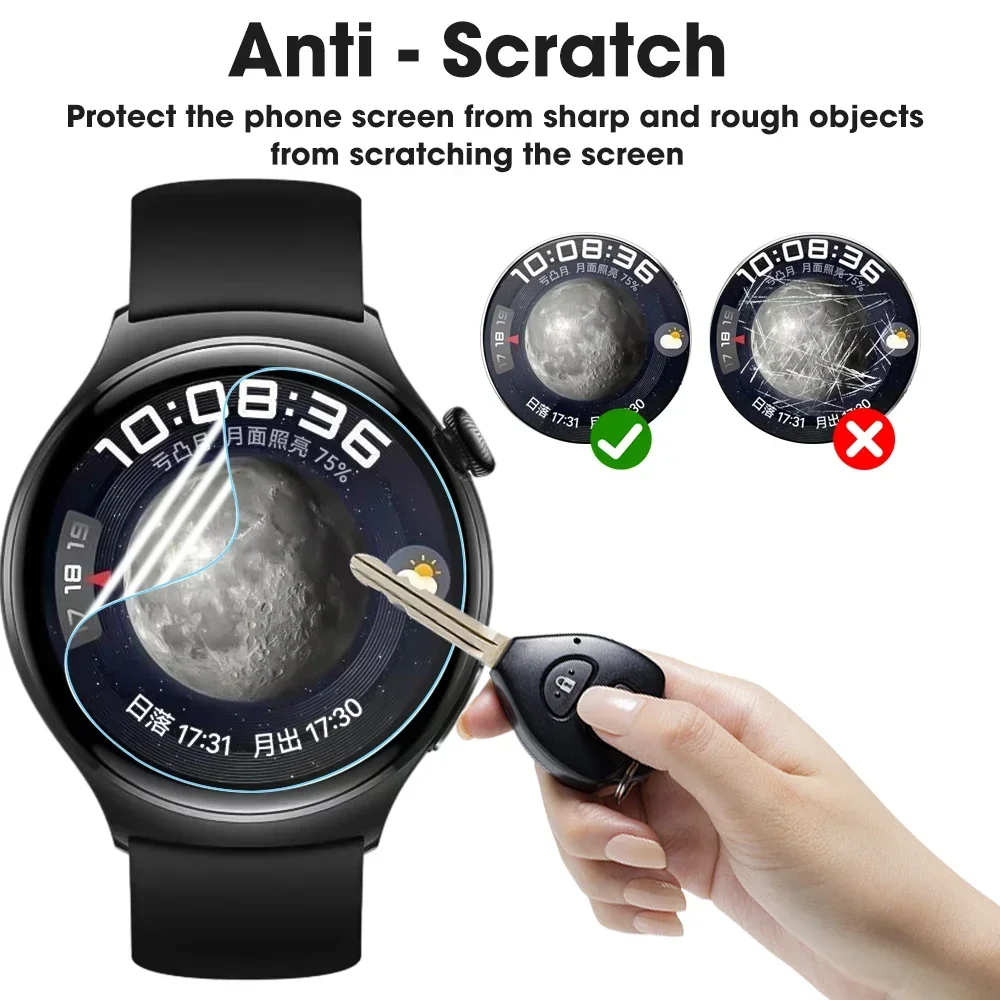 1-10pcs Hydrogel Film for Huawei WATCH 4 Soft TPU Screen Protectors for Huawei WATCH 4 Pro Smartwatch HD Protective Films